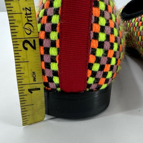 Del Toro Colorful Loafers Checkered Neon Womens 10 - Picture 9 of 11